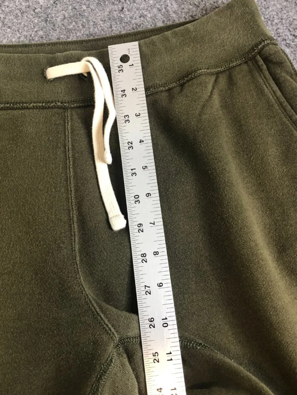 Polo Ralph Lauren Sweatpants Mens Green Small Drawstring Elastic Waist Pockets